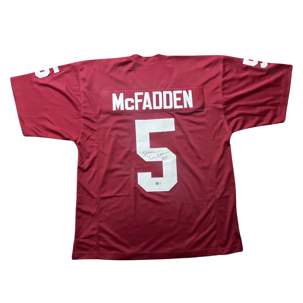 Darren McFadden Signed Custom Arkansas Razorback NCAA Pro Style Jersey BECKETT